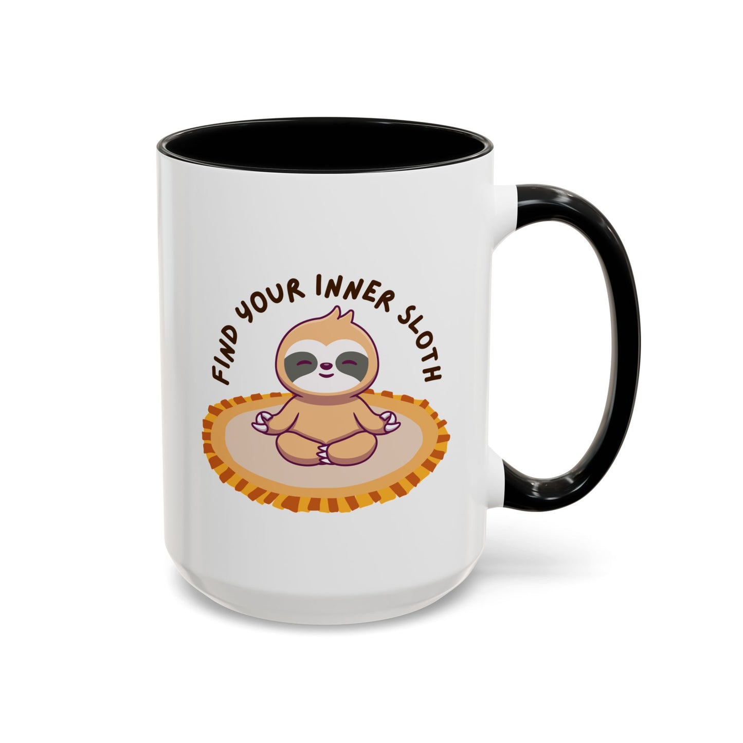 Find Your Inner Sloth Coffee Mug - Relaxing Ceramic Mug for Easygoing Souls