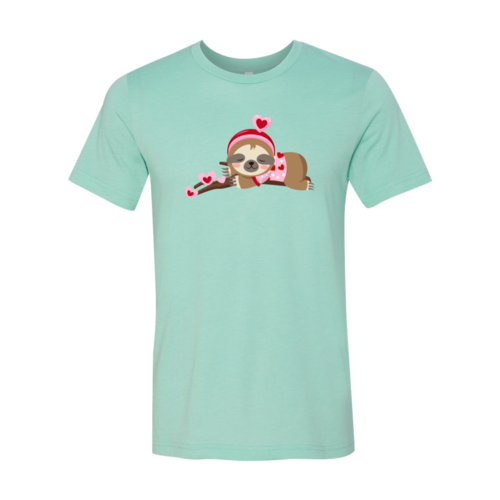 VAL0107 Valentine Sloth Shirt