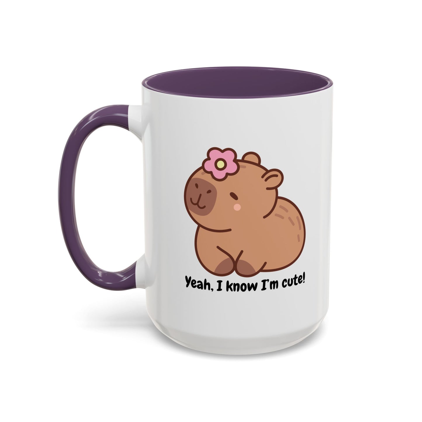 Cute Capybara Accent Coffee Mug - Perfect Gift for Animal Lovers