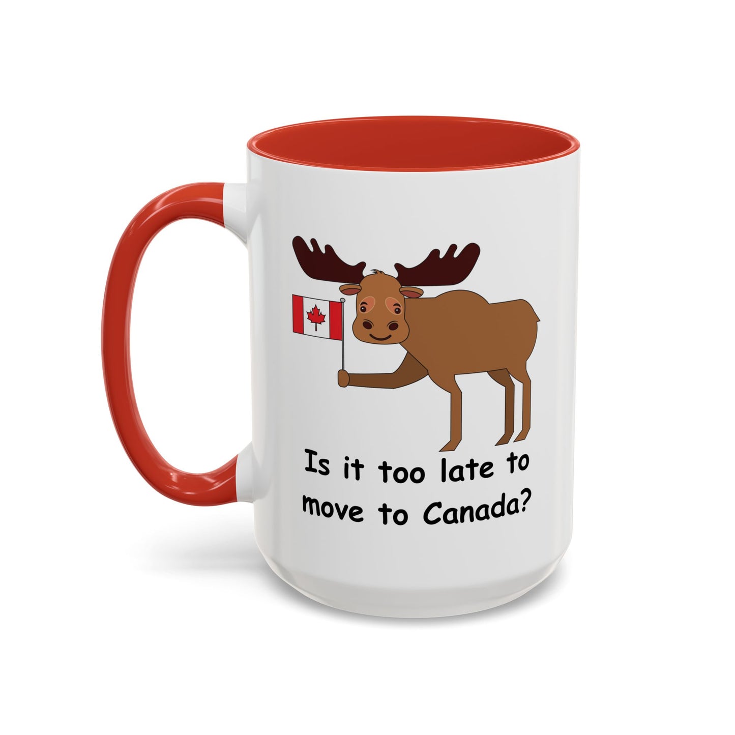 Funny Moose Accent Coffee Mug - Perfect Gift for Canada Lovers