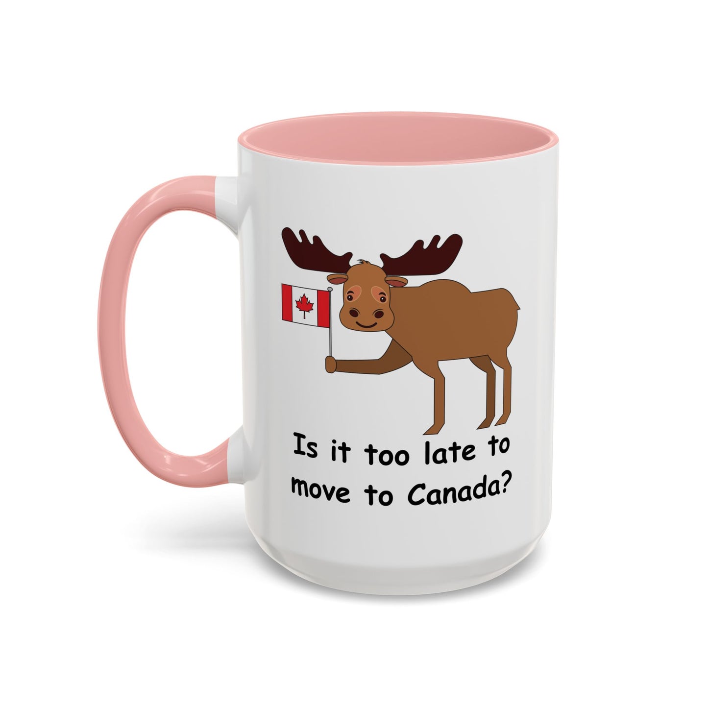 Funny Moose Accent Coffee Mug - Perfect Gift for Canada Lovers