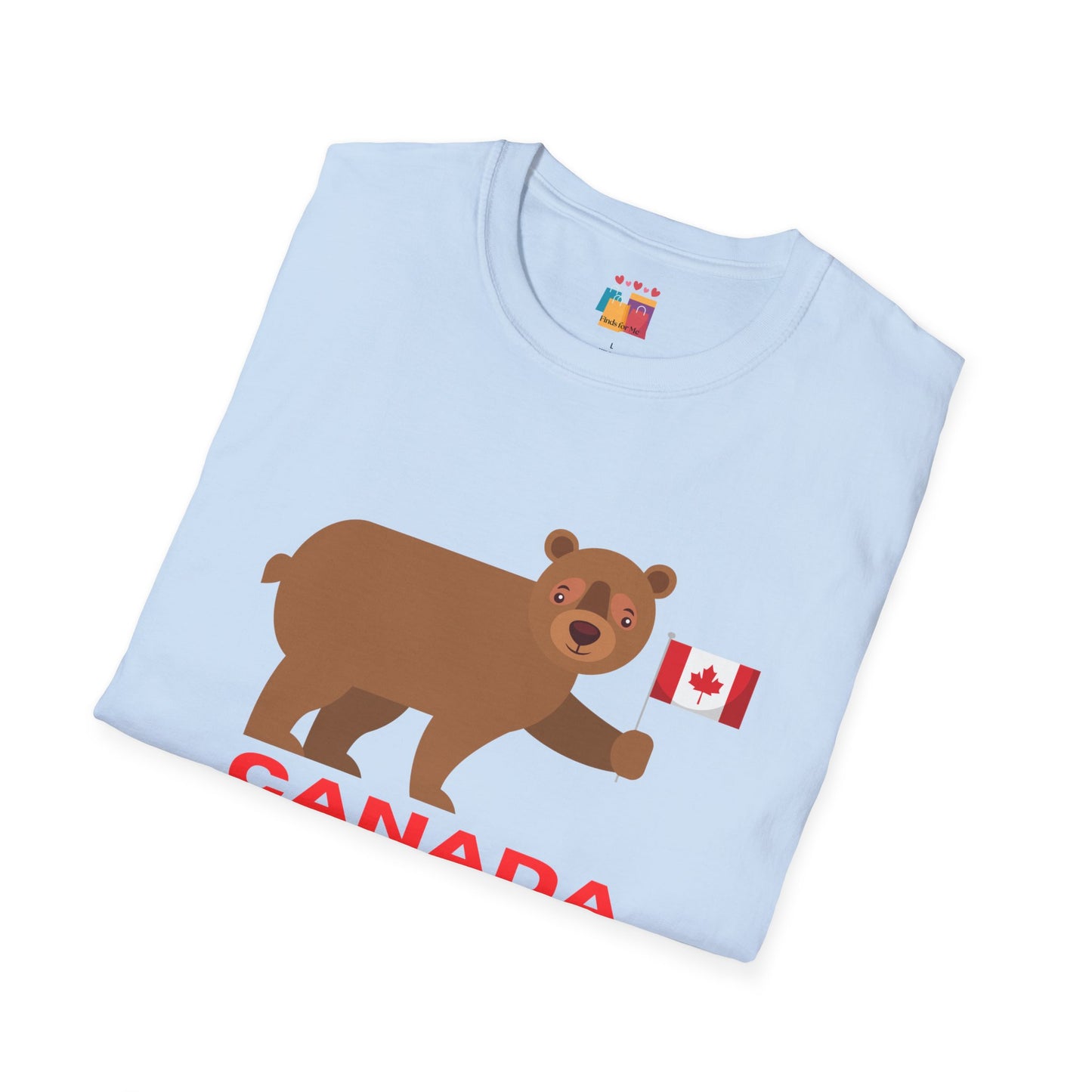 Canada Bear Graphic T-Shirt - Perfect for Travel Lovers