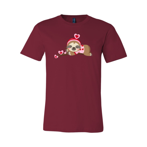 VAL0107 Valentine Sloth Shirt