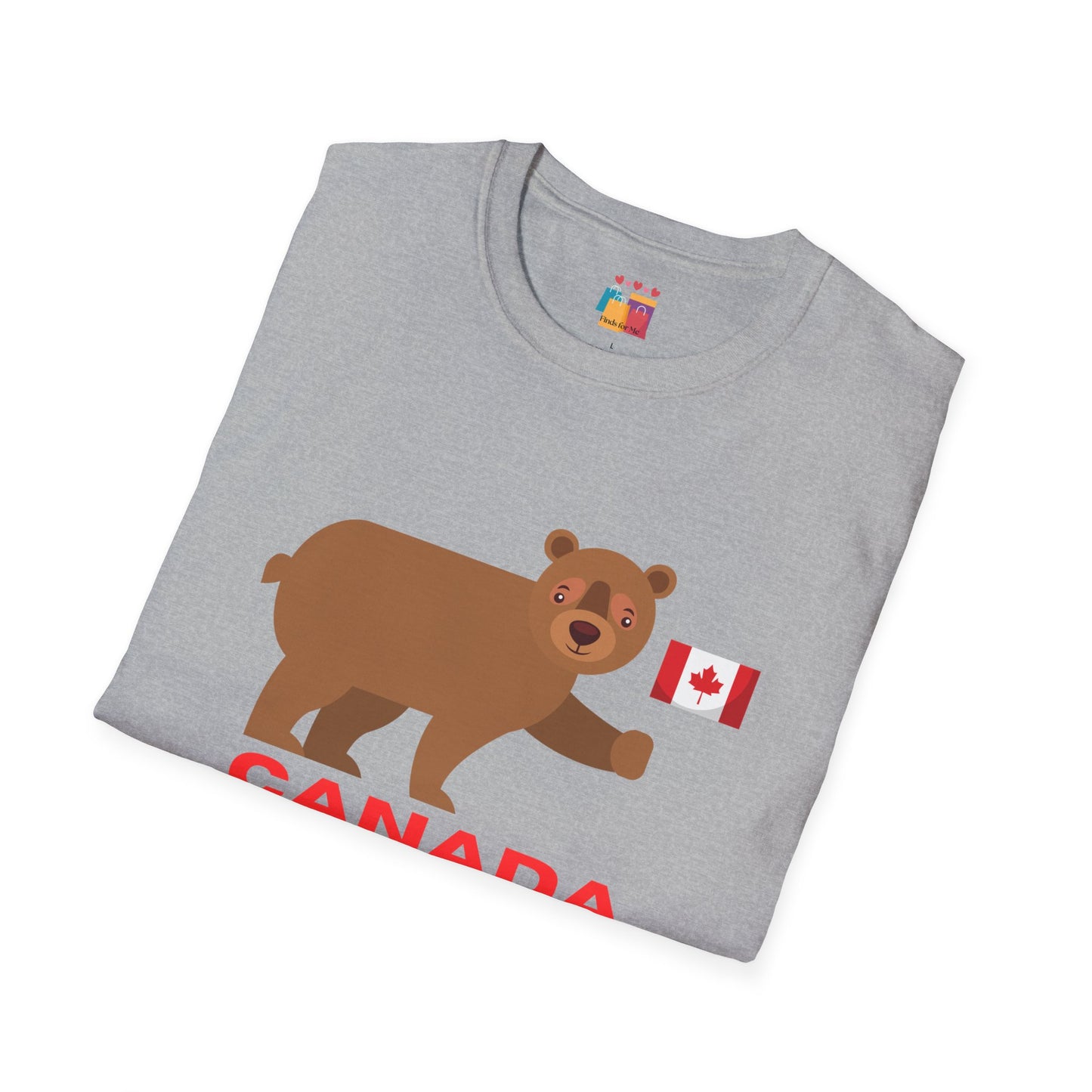 Canada Bear Graphic T-Shirt - Perfect for Travel Lovers