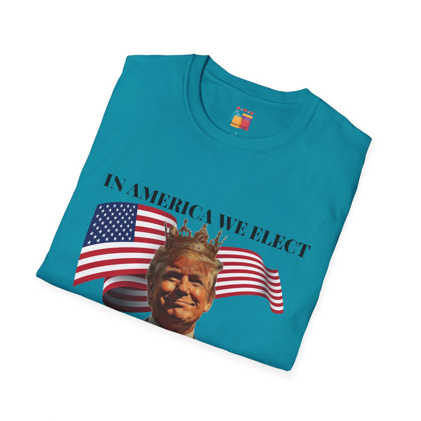 Presidents Not Kings Unisex Softstyle T-Shirt - Patriotic Statement Tee