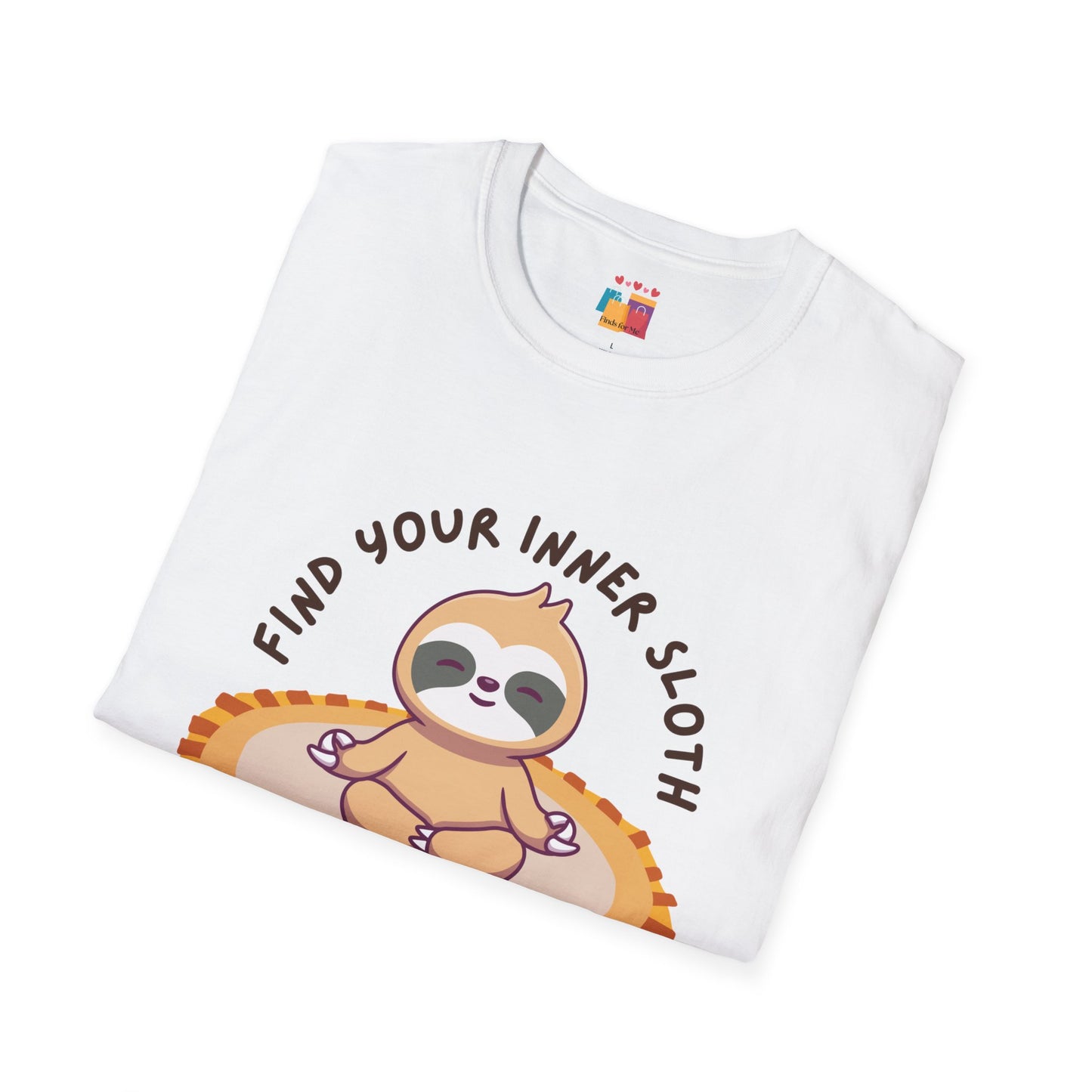 Find Your Inner Sloth Unisex Softstyle T-Shirt - Relaxed Vibe for Chill Lovers