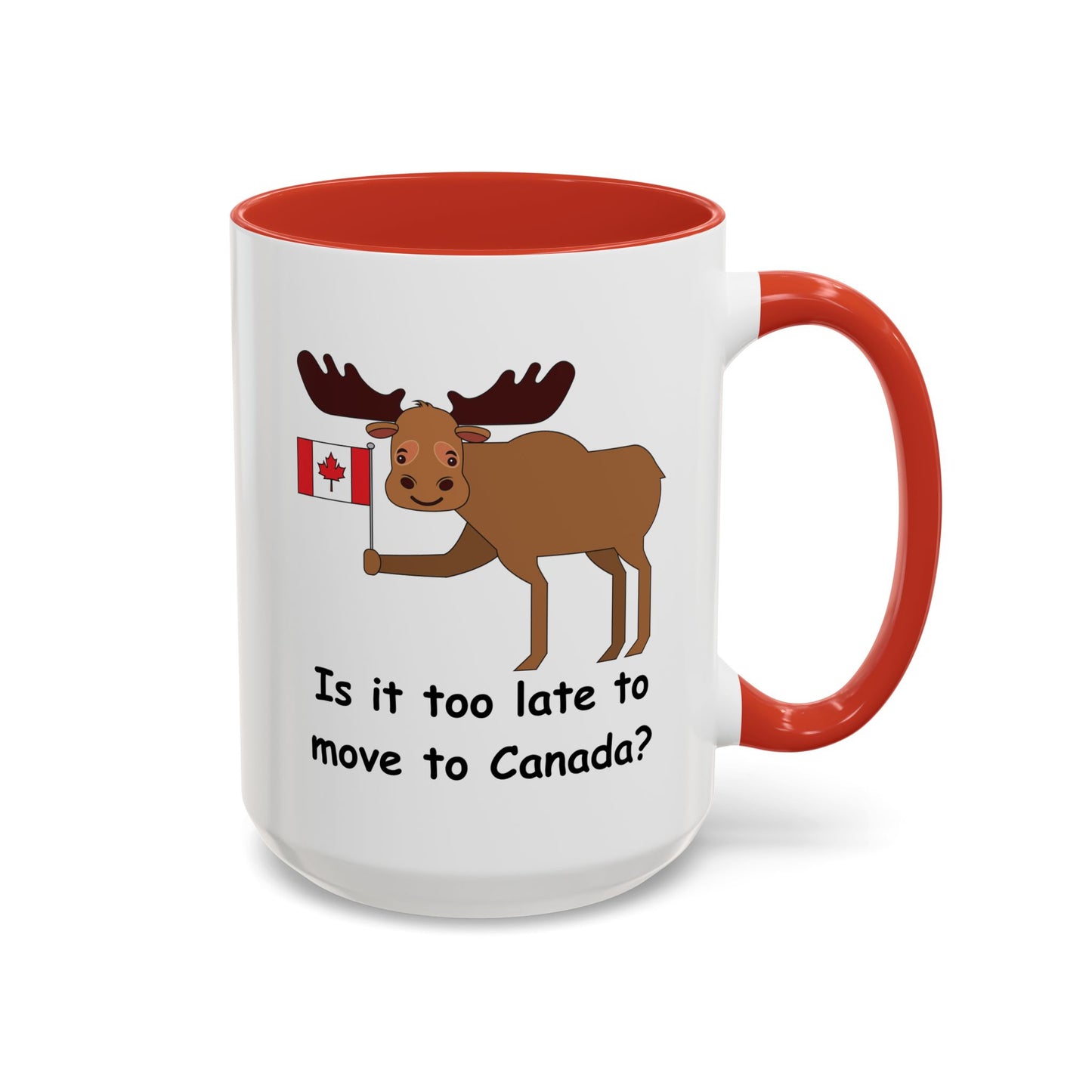 Funny Moose Accent Coffee Mug - Perfect Gift for Canada Lovers