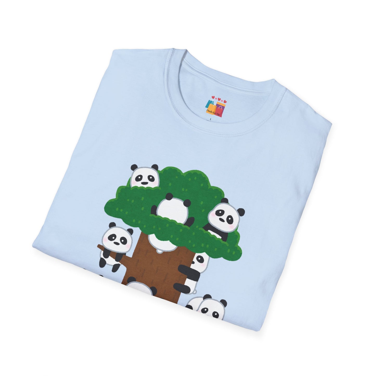 Panda Pandamonium Unisex Softstyle T-Shirt - Cute Nature Graphic Tee