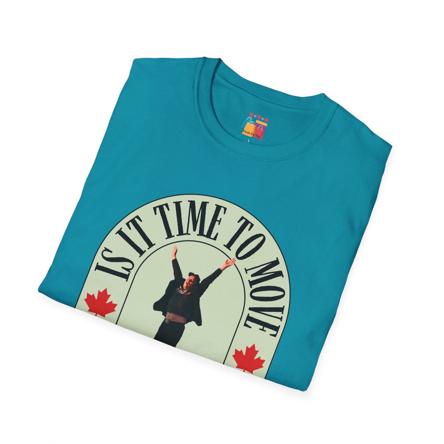 Funny Unisex T-Shirt - 'Move to Canada' Graphic Tee for Humor Lovers