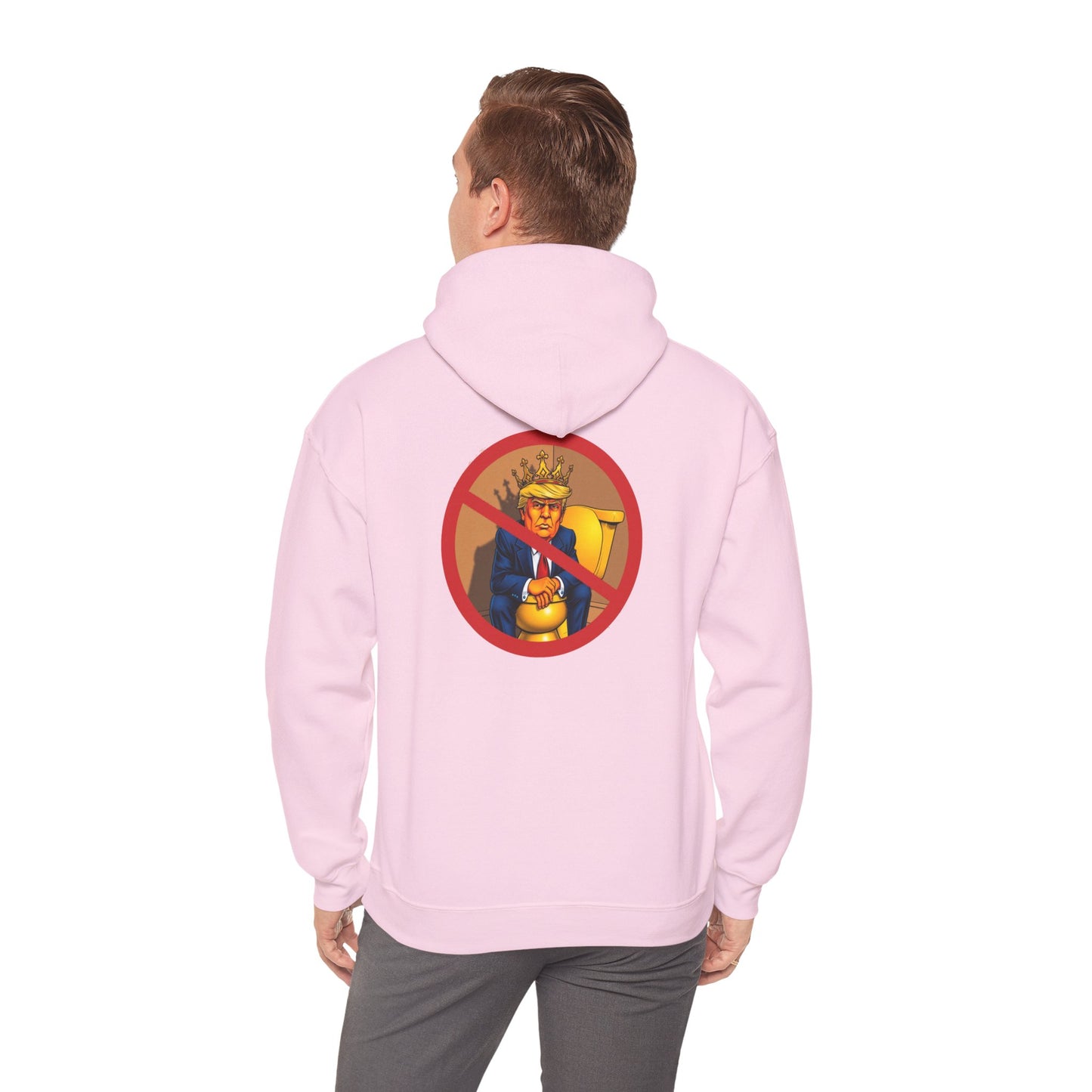 NO KINGS Hoodie — Anti-Monarchist Graphic Pullover