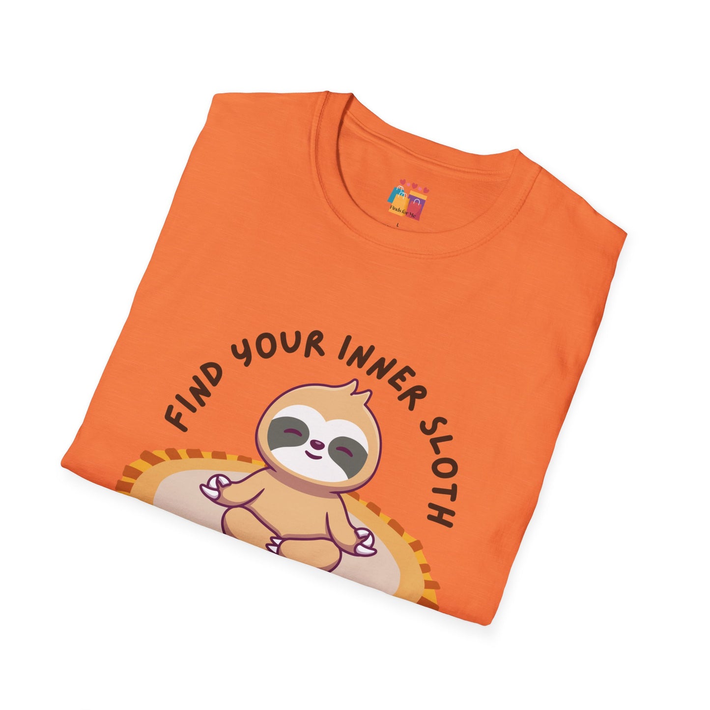 Find Your Inner Sloth Unisex Softstyle T-Shirt - Relaxed Vibe for Chill Lovers