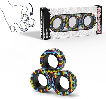 Magnetic Fidget Spinner Rings