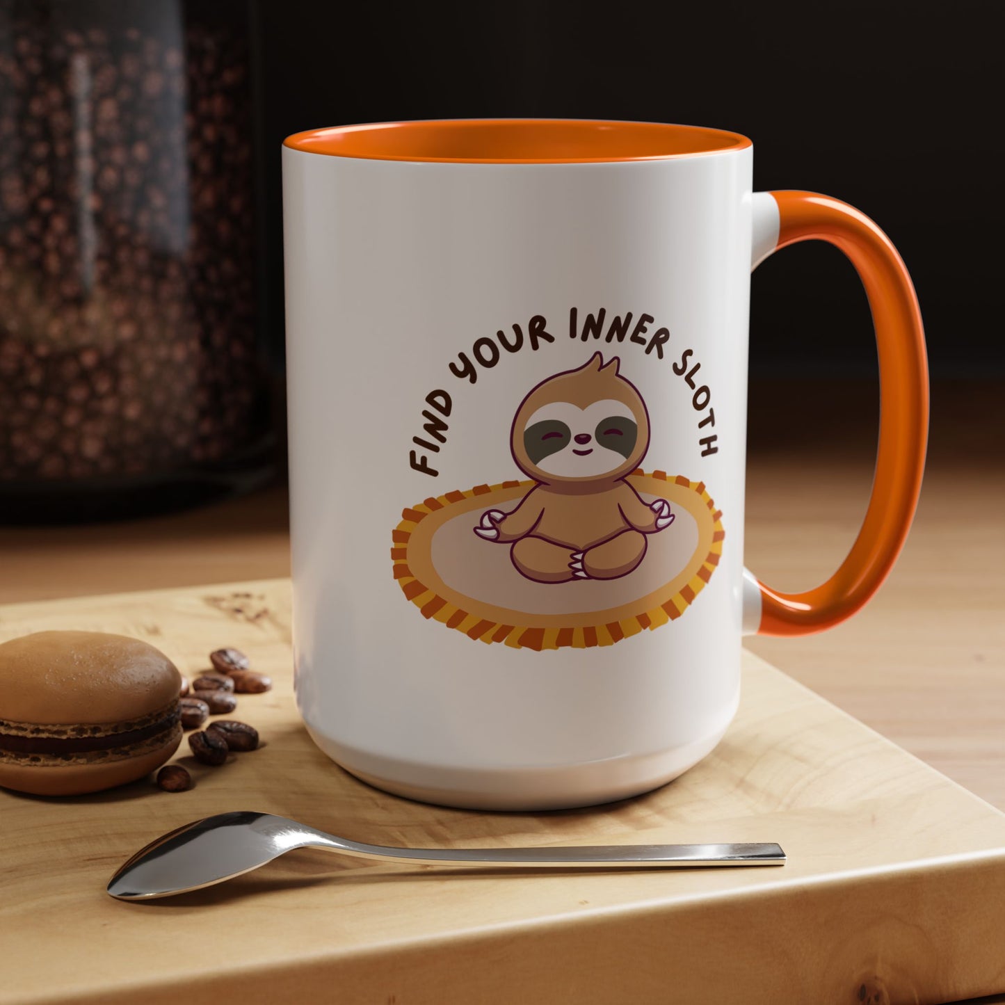 Find Your Inner Sloth Coffee Mug - Relaxing Ceramic Mug for Easygoing Souls