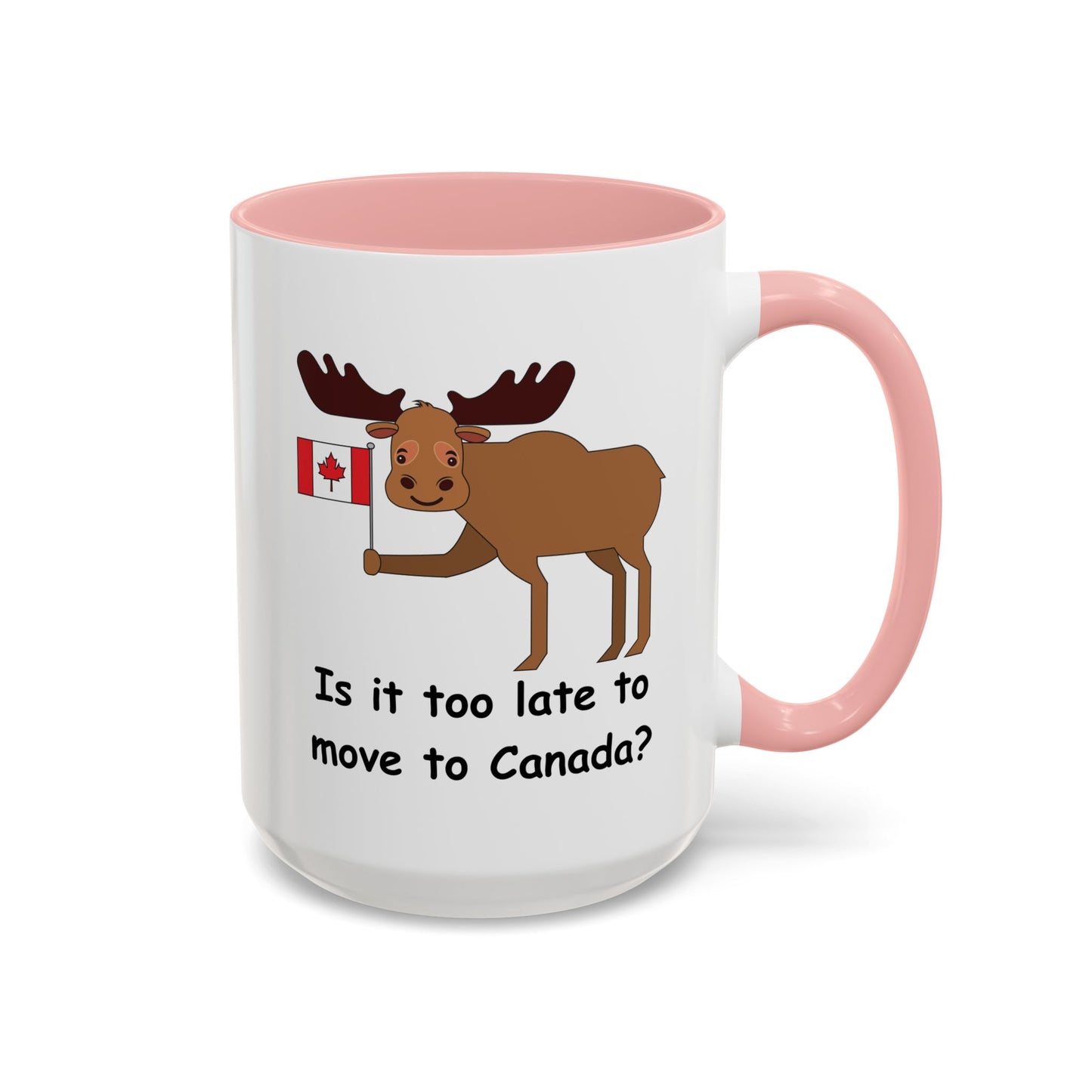 Funny Moose Accent Coffee Mug - Perfect Gift for Canada Lovers