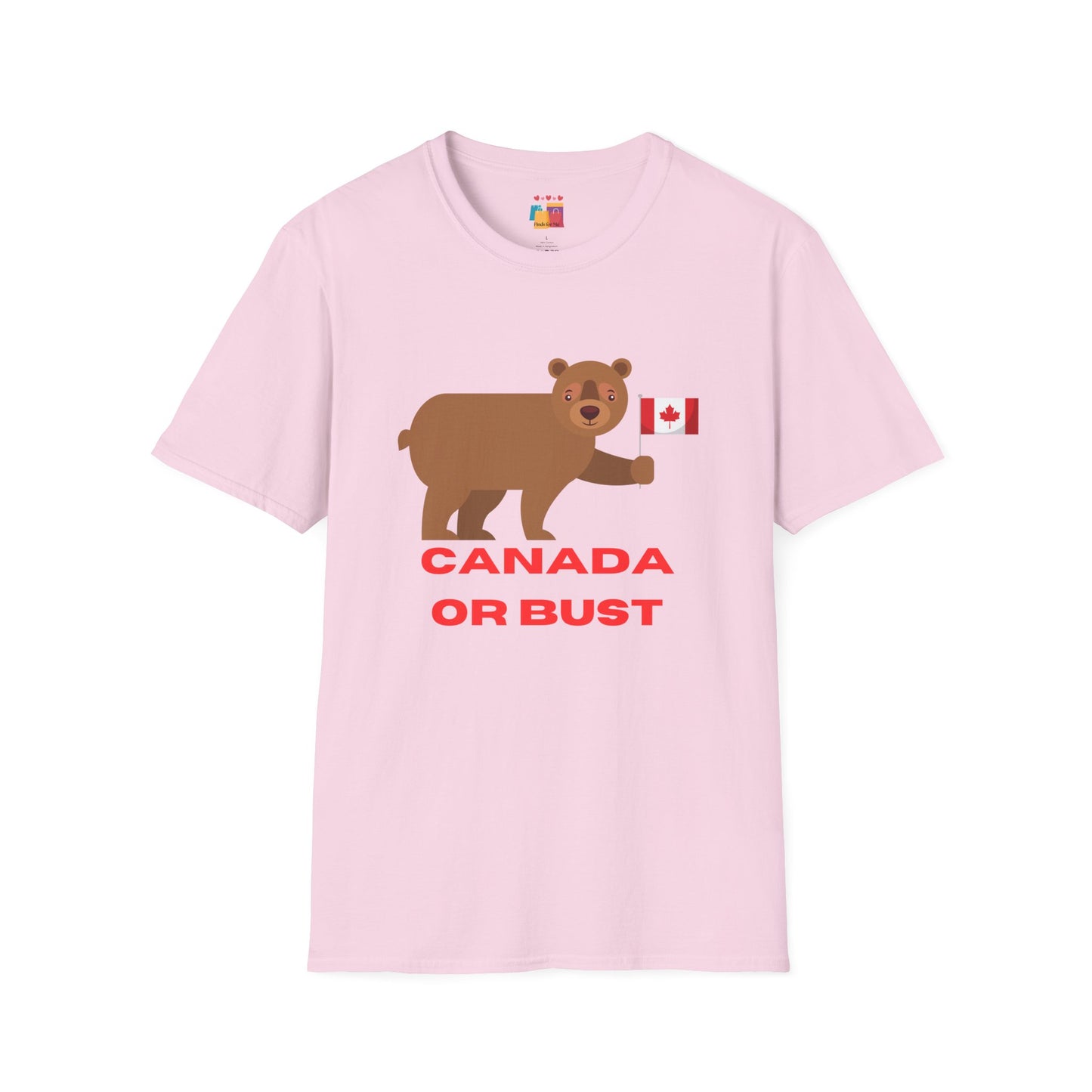 Canada Bear Graphic T-Shirt - Perfect for Travel Lovers