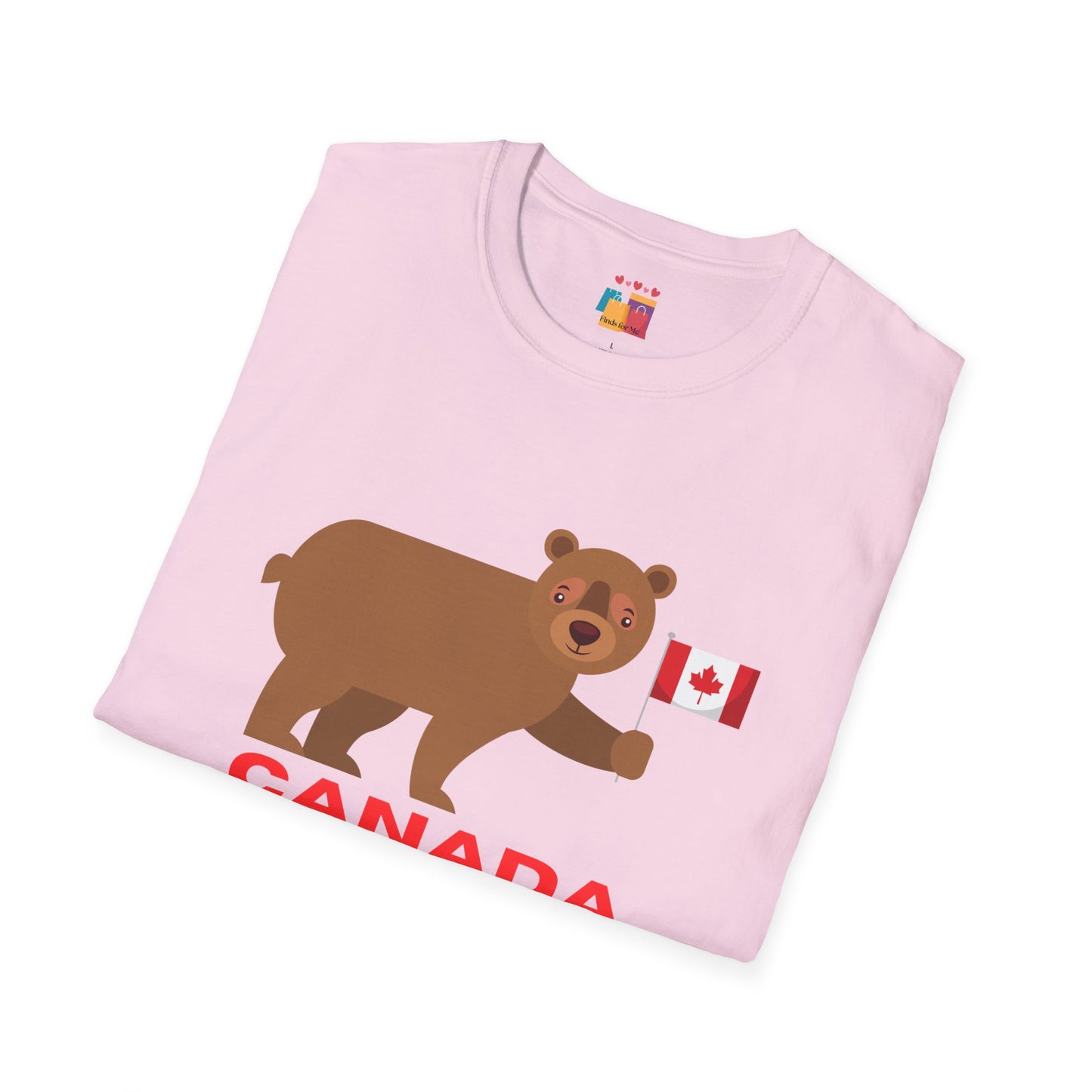 Canada Bear Graphic T-Shirt - Perfect for Travel Lovers