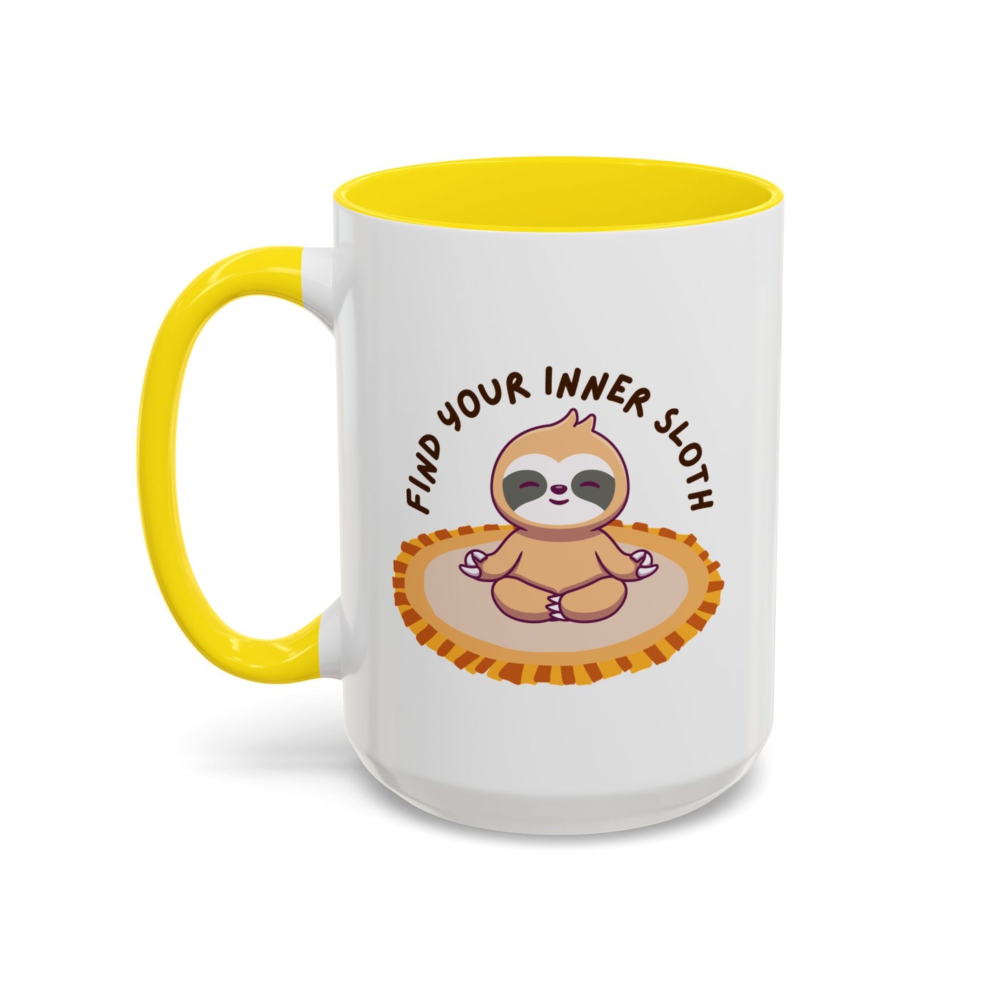 Find Your Inner Sloth Coffee Mug - Relaxing Ceramic Mug for Easygoing Souls