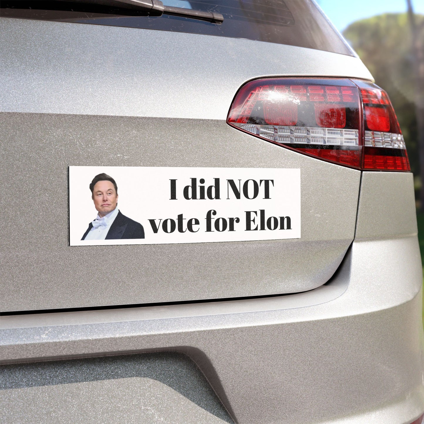 Funny Car Magnet | "I did NOT vote for Elon"