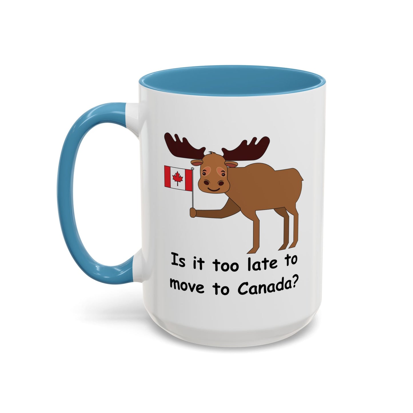 Funny Moose Accent Coffee Mug - Perfect Gift for Canada Lovers