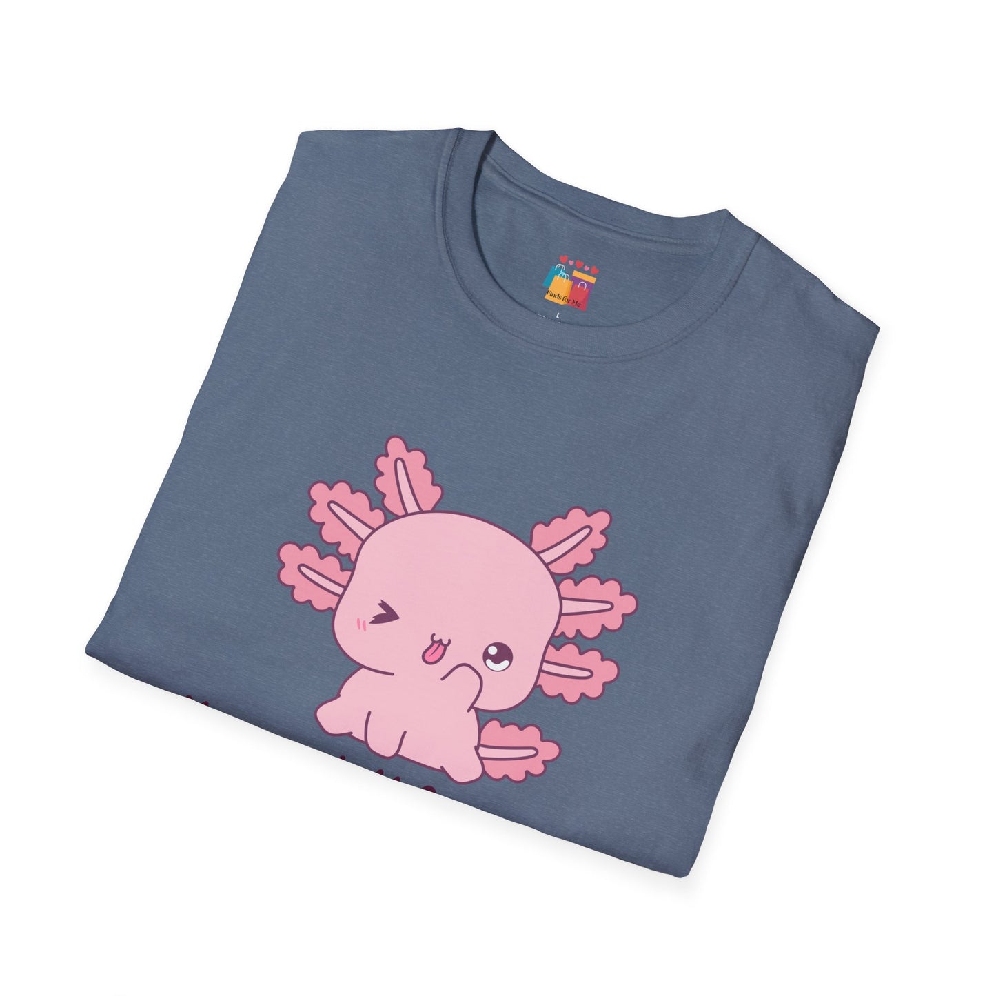 Cute Axolotl T-Shirt - 'You Axolotl from Me!' - Unisex Softstyle Tee