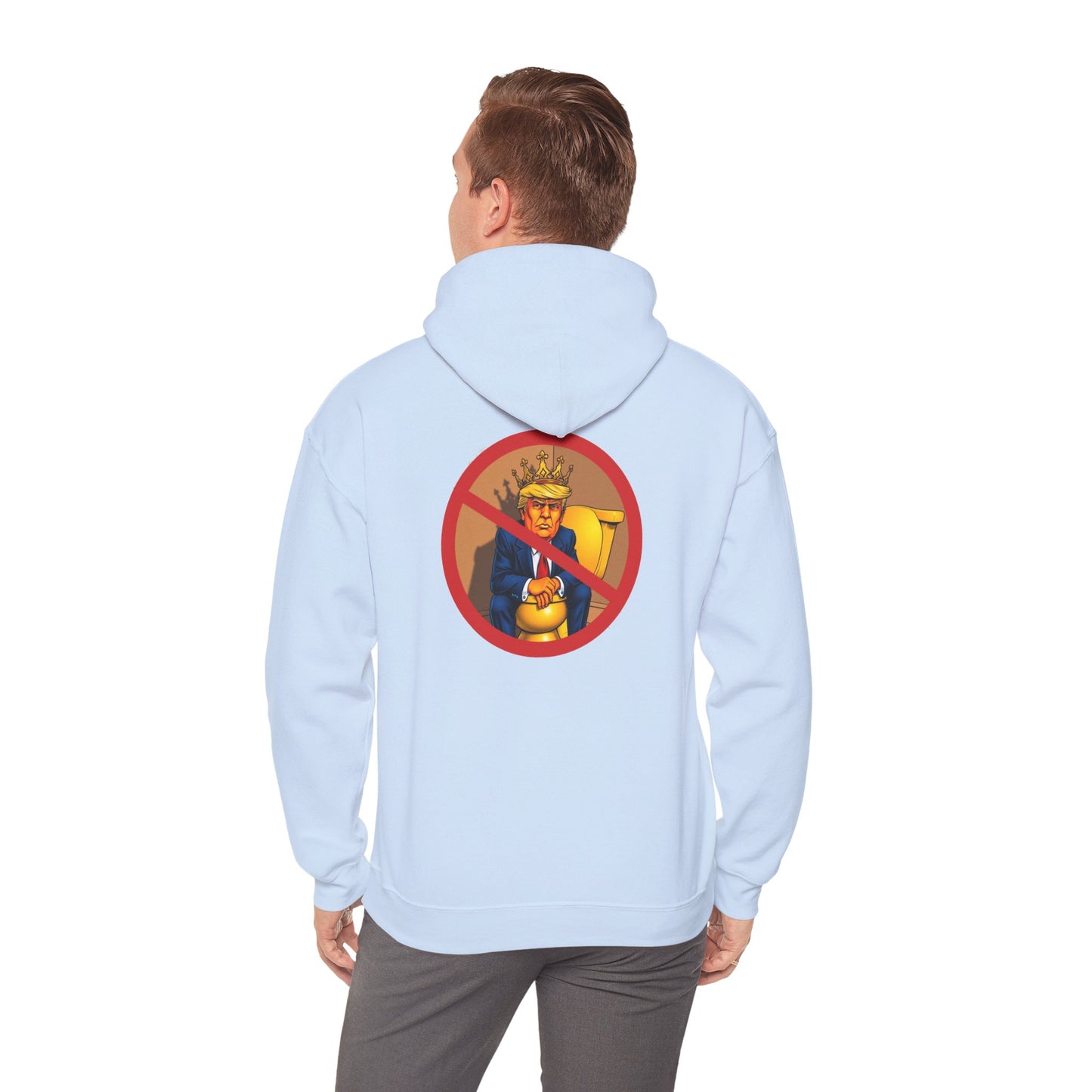 NO KINGS Hoodie — Anti-Monarchist Graphic Pullover