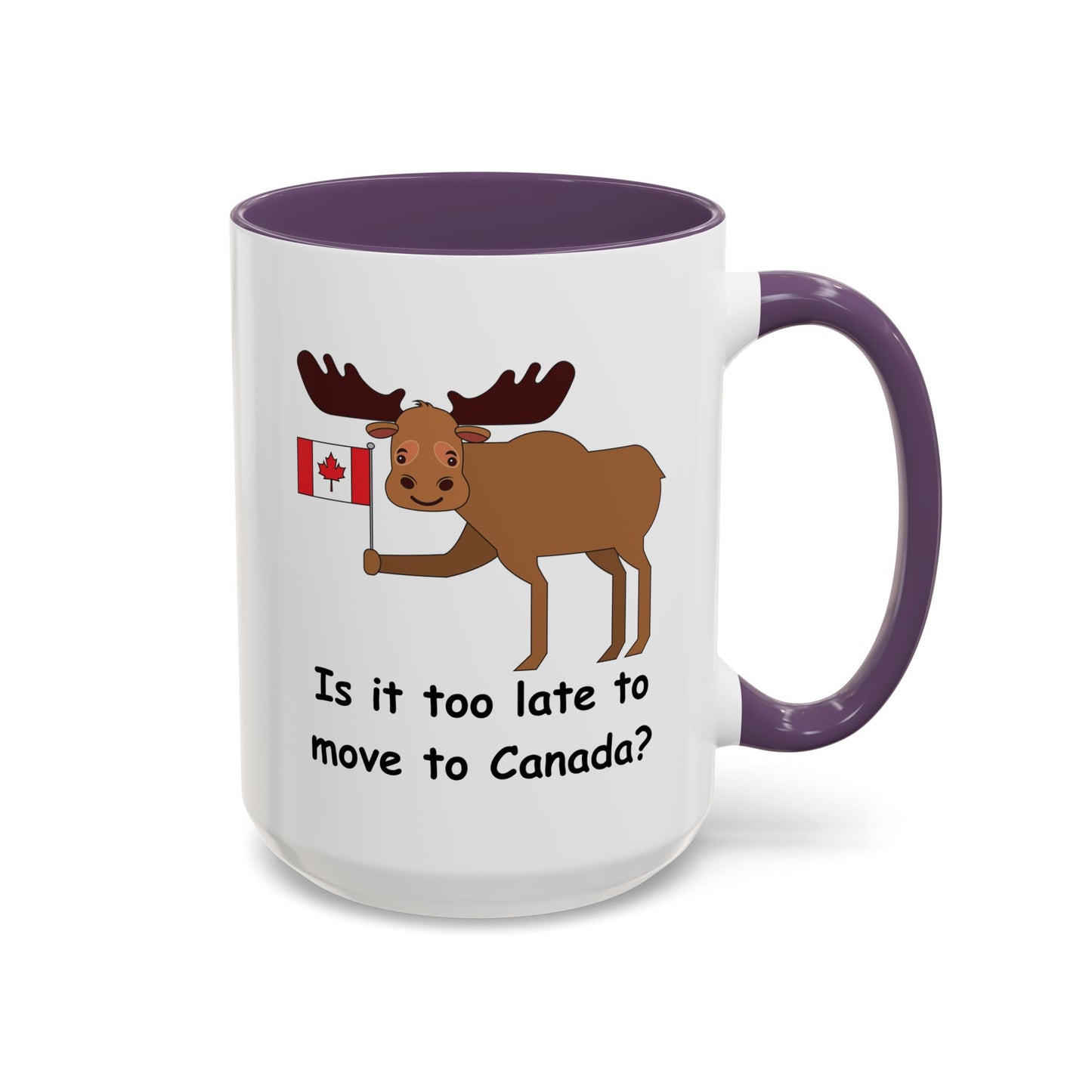 Funny Moose Accent Coffee Mug - Perfect Gift for Canada Lovers