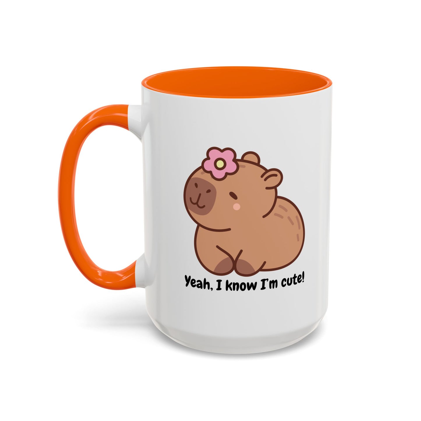 Cute Capybara Accent Coffee Mug - Perfect Gift for Animal Lovers