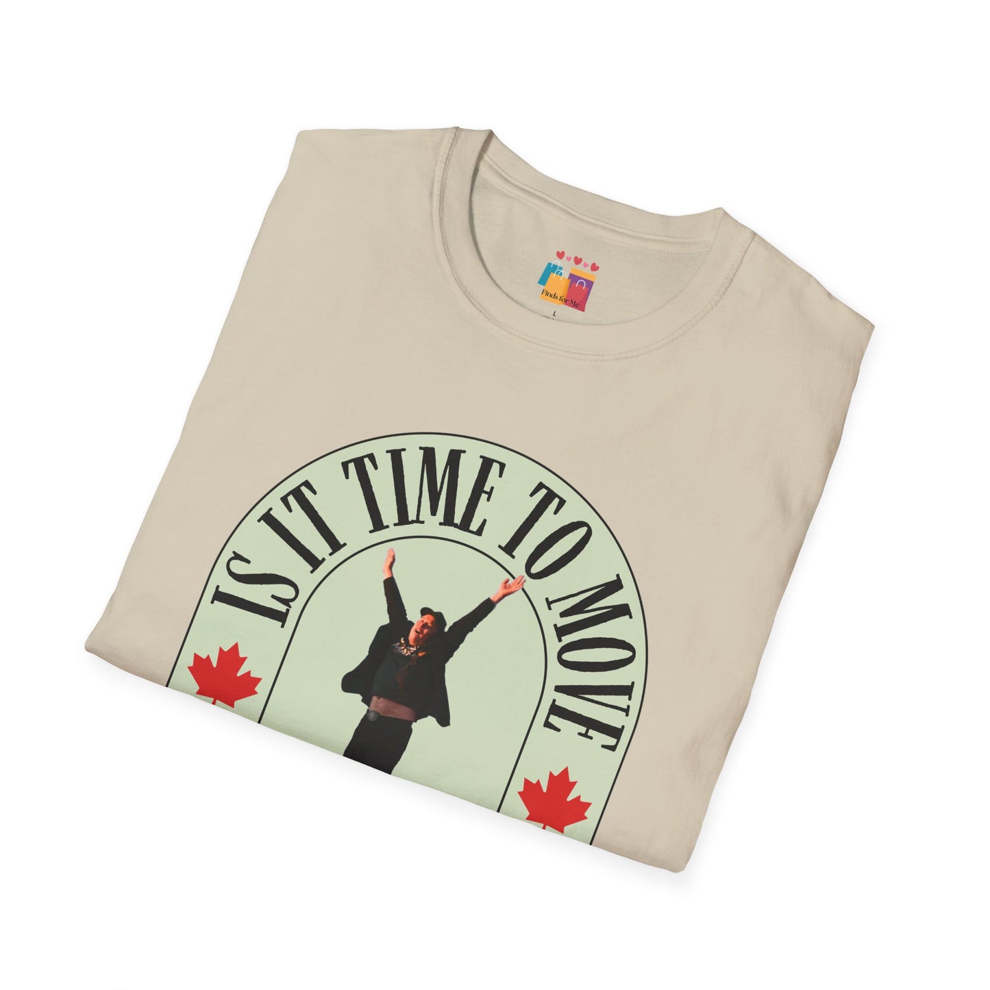 Funny Unisex T-Shirt - 'Move to Canada' Graphic Tee for Humor Lovers