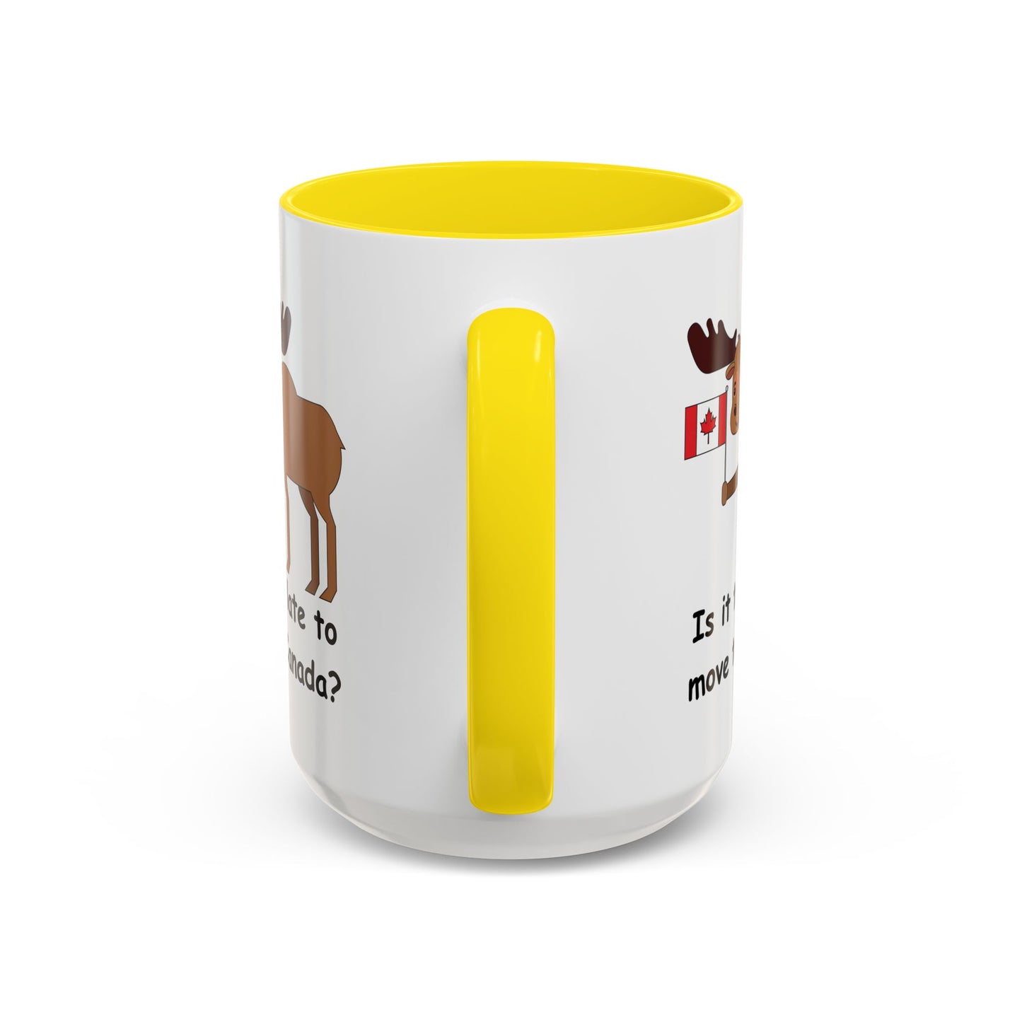 Funny Moose Accent Coffee Mug - Perfect Gift for Canada Lovers