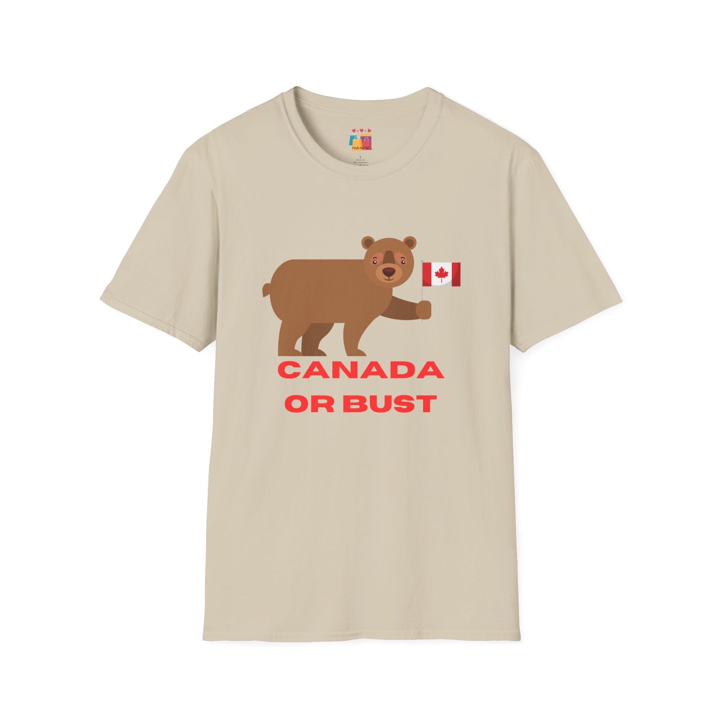 Canada Bear Graphic T-Shirt - Perfect for Travel Lovers