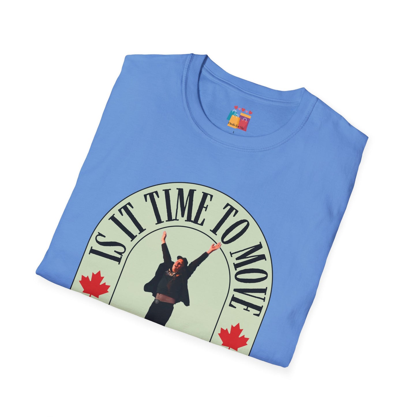 Funny Unisex T-Shirt - 'Move to Canada' Graphic Tee for Humor Lovers