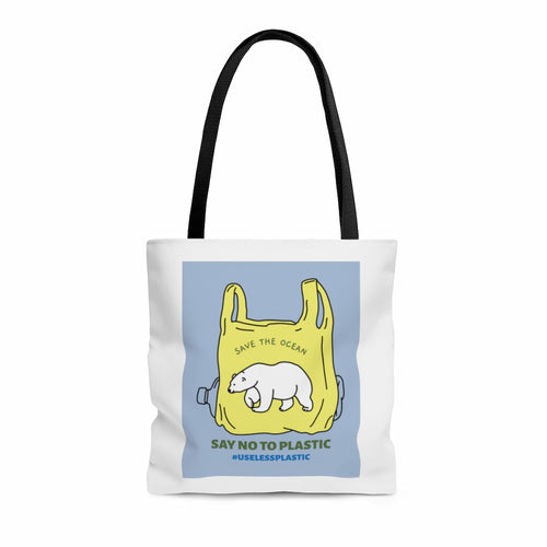Save The Ocean Polar Bear Edition Tote Bag