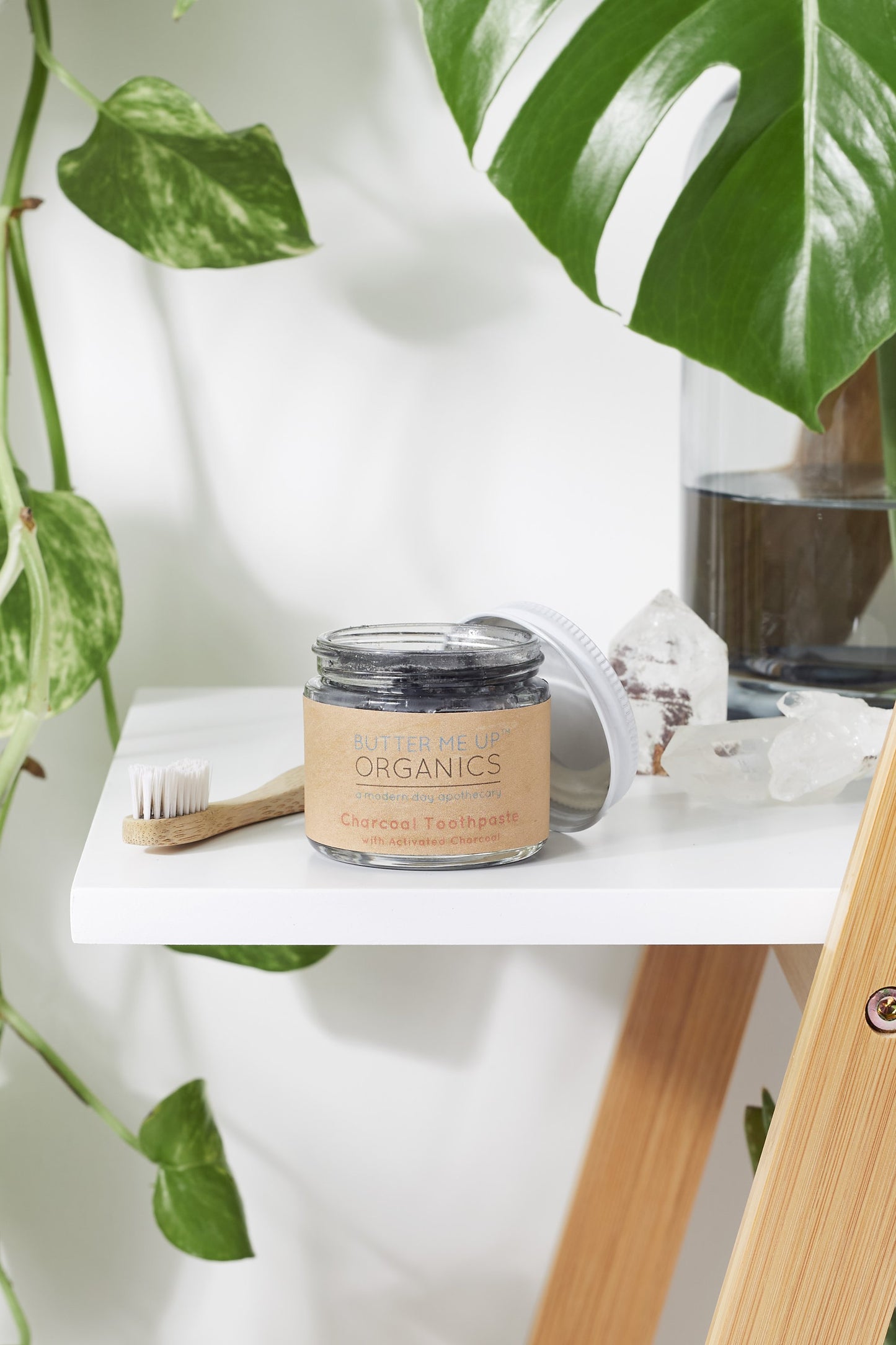 Organic Activated Charcoal Toothpaste / Whitening Toothpaste / Organic