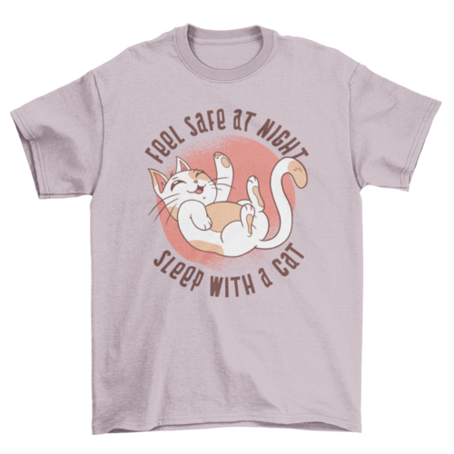 Funny Sleep Cat T-shirt