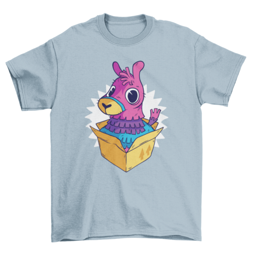 Piñata Llama Box T-shirt