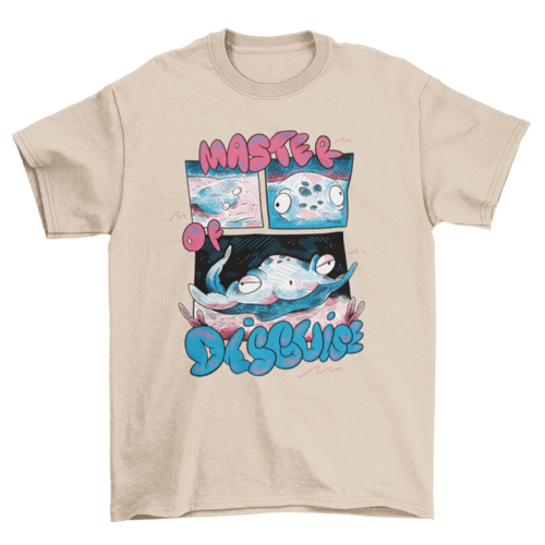 Stingray ocean sketch t-shirt