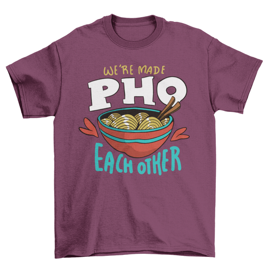 Pho noodle food bowl t-shirt