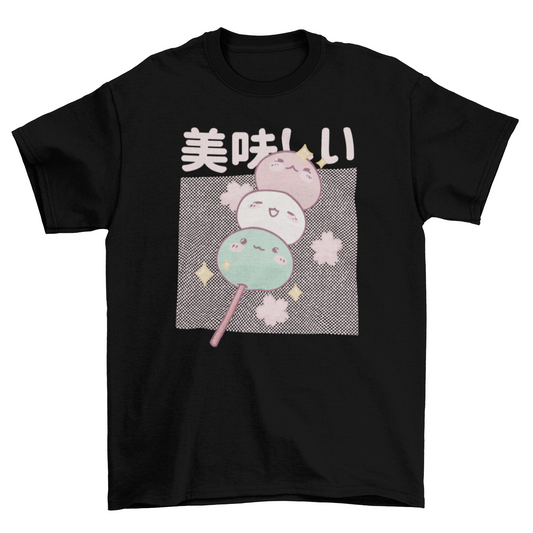 Kawaii mochis food t-shirt