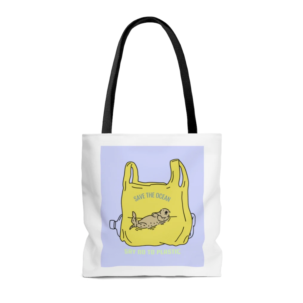 Save Earth Otter Edition Shopper Tote Bag Medium