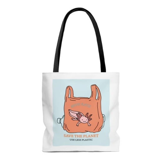 Save The Planet Axolotl Tote Bag
