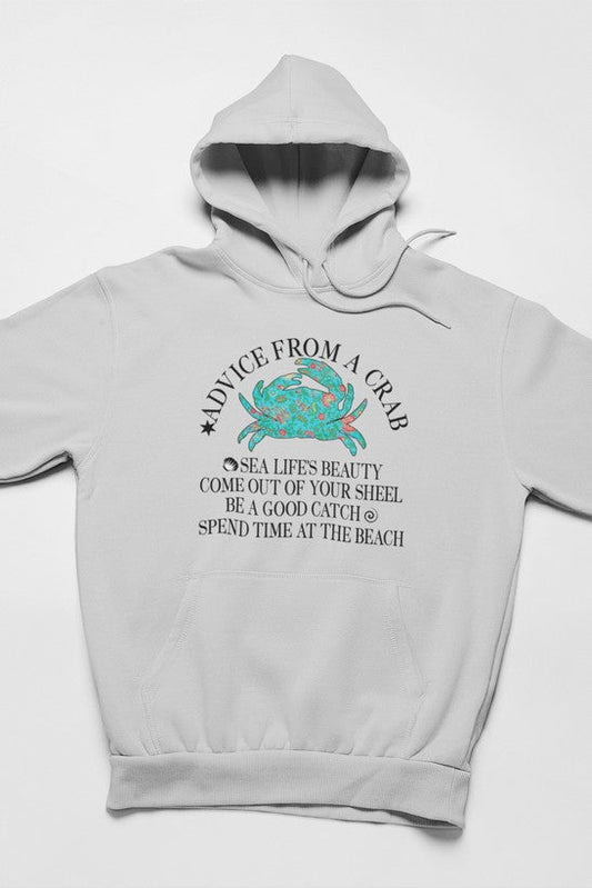 Advice From A Crab Hoodie