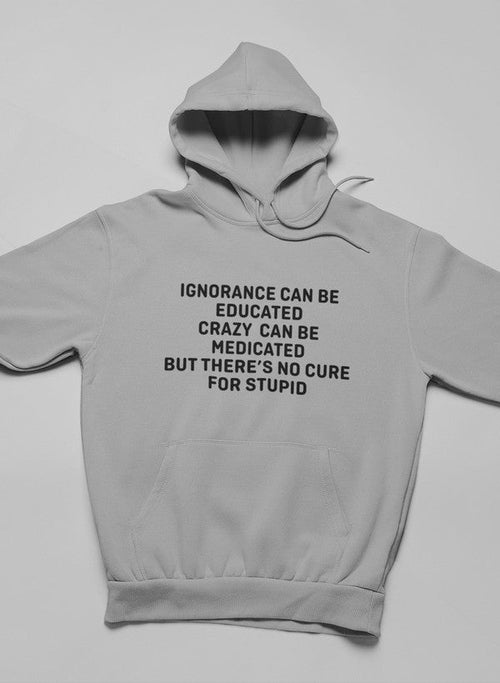 No Cure For Stupid Hoodie