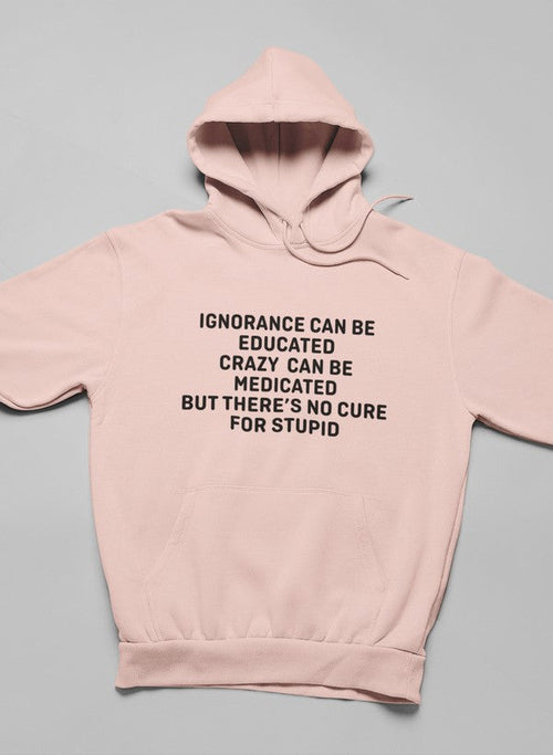 No Cure For Stupid Hoodie