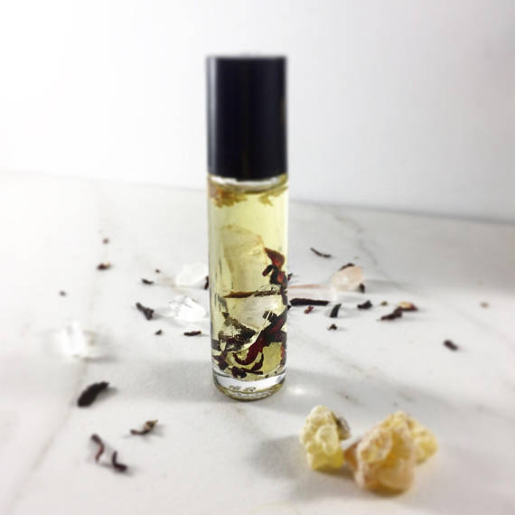 Essential Oil Blend with Crystals Frankincense