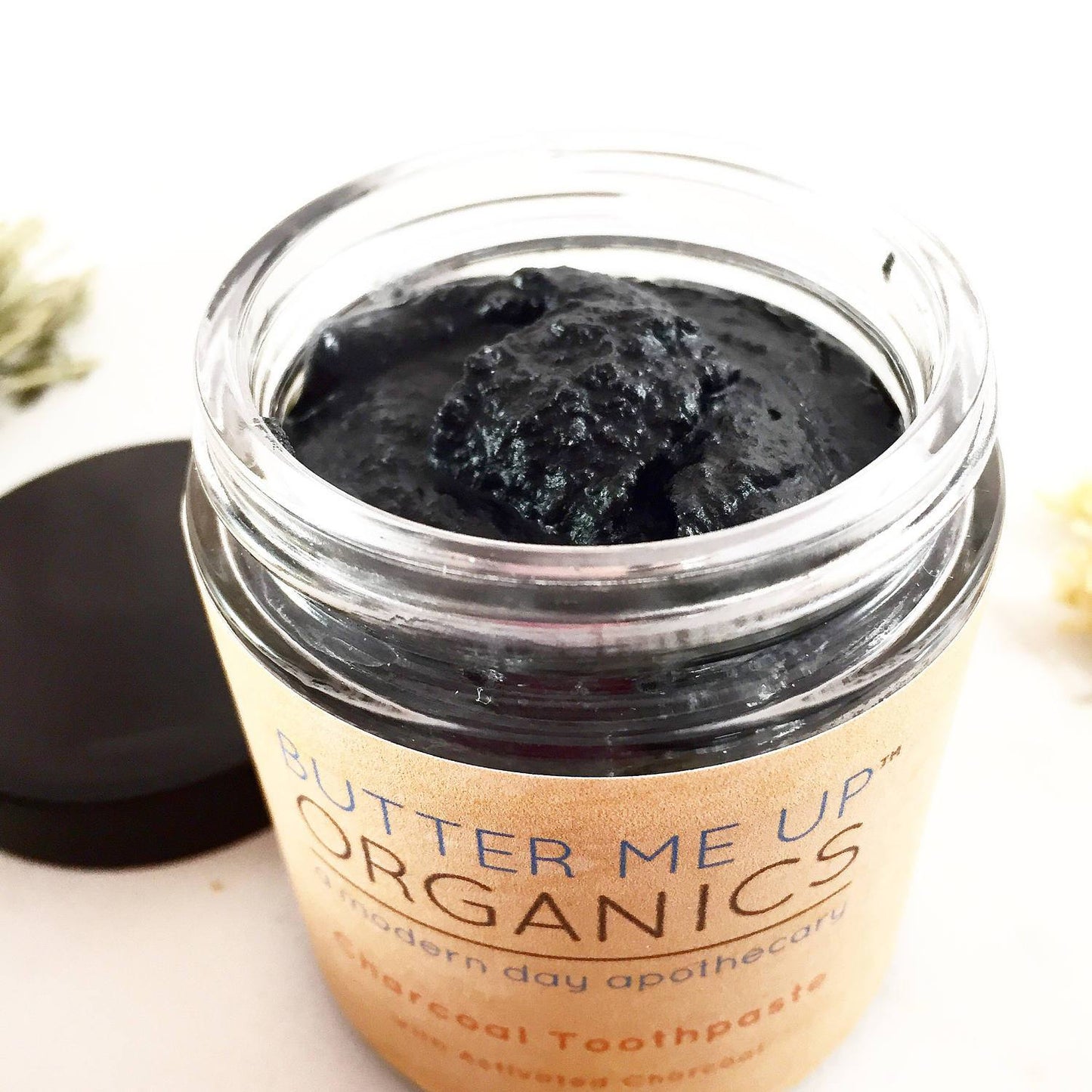 Organic Activated Charcoal Toothpaste / Whitening Toothpaste / Organic