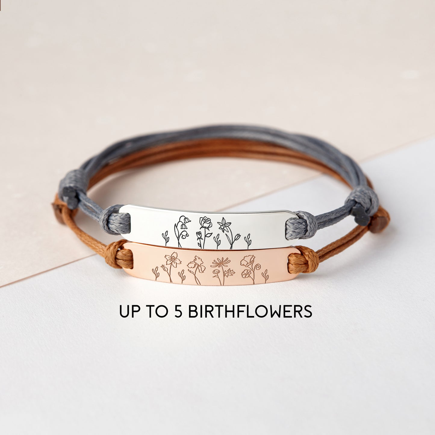 Birth Month Flower Bracelet
